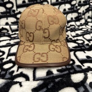 Gucci Brown/Beige GG Monogram Baseball Cap
